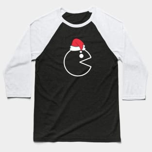 Pacman Christmas Baseball T-Shirt